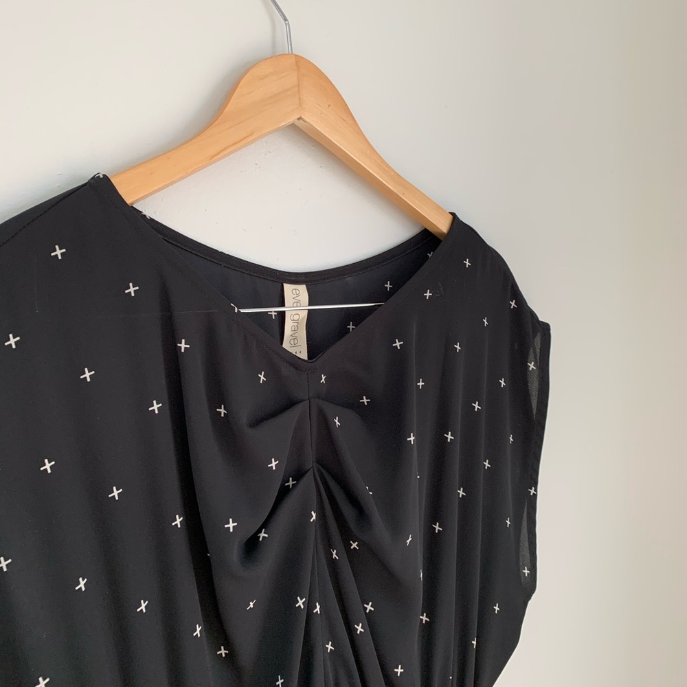 Eve Gravel Printed Midi Dress